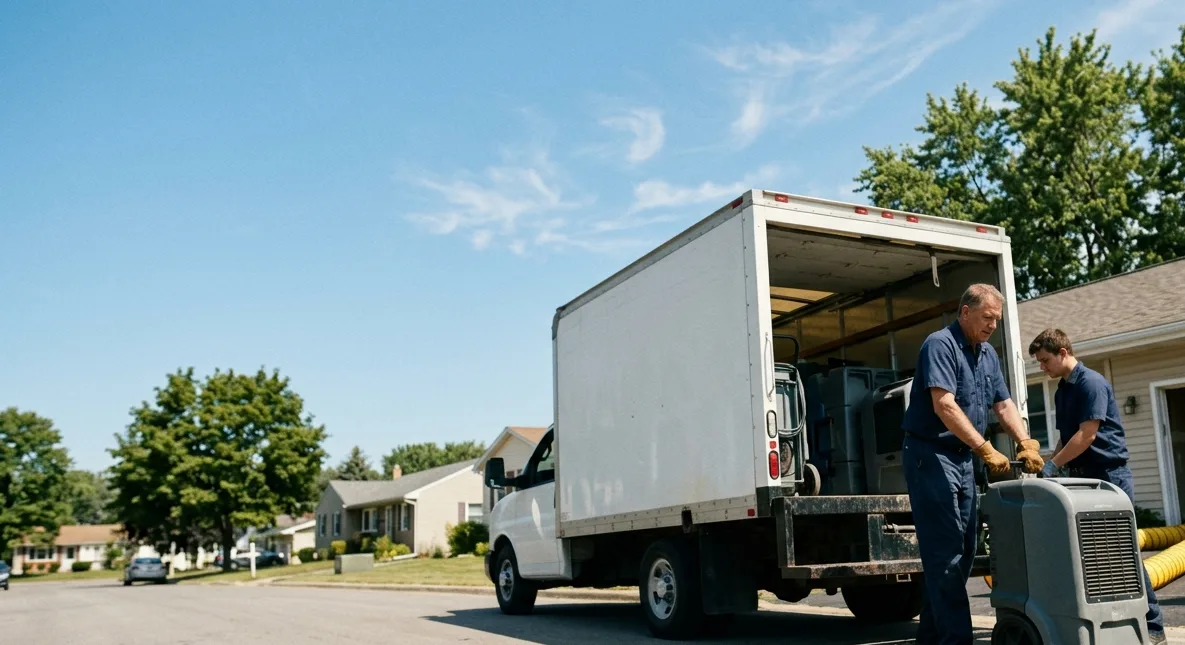 Water Damage Cleanup in Peosta, IA near me